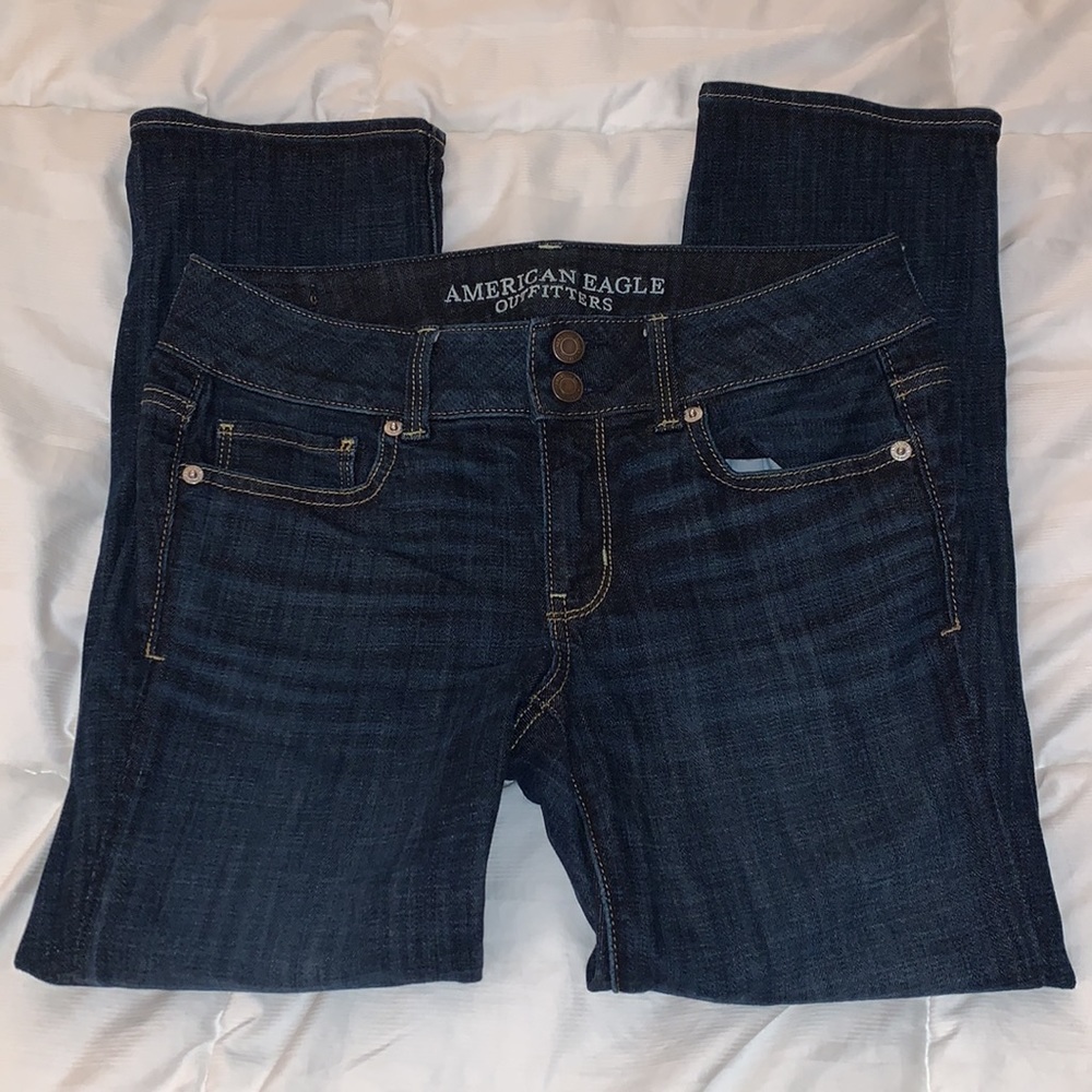 American Eagle crop jeans